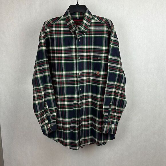 Wrangler Other - Wrangler TwentyX 20X Button Down Shirt Mens Size Large Long Sleeve Plaid